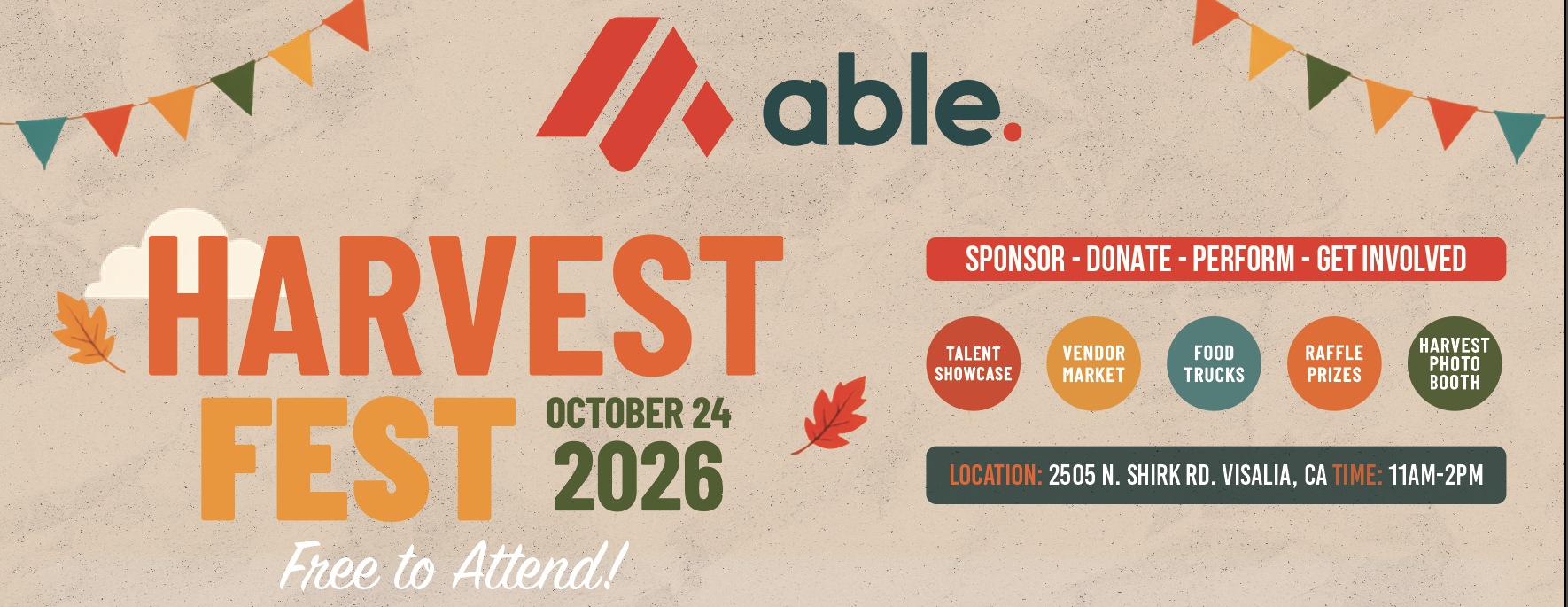 Able Harvest Fest 2026